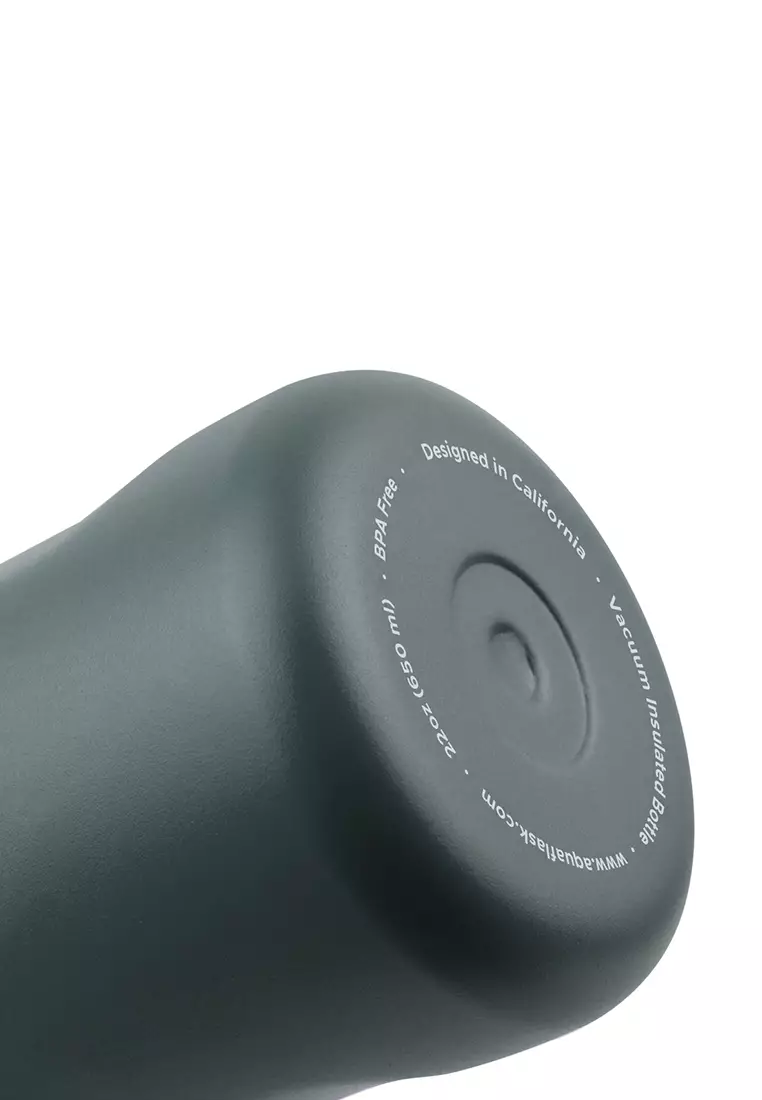 22oz Graphite New Sports Lid Bottle Wide Mouth Vacuum Insulated Stainless Steel Drinking Water Bottle