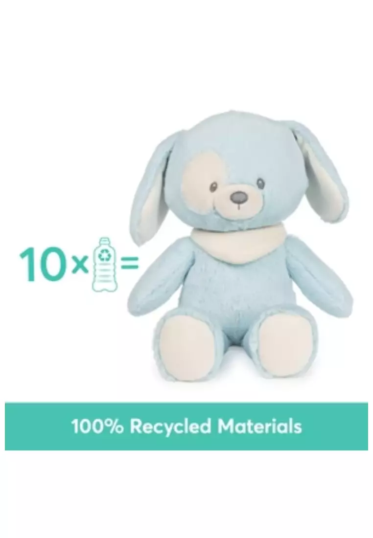 Gund Recycled Puppy, Blue Plush Toy, 13 IN