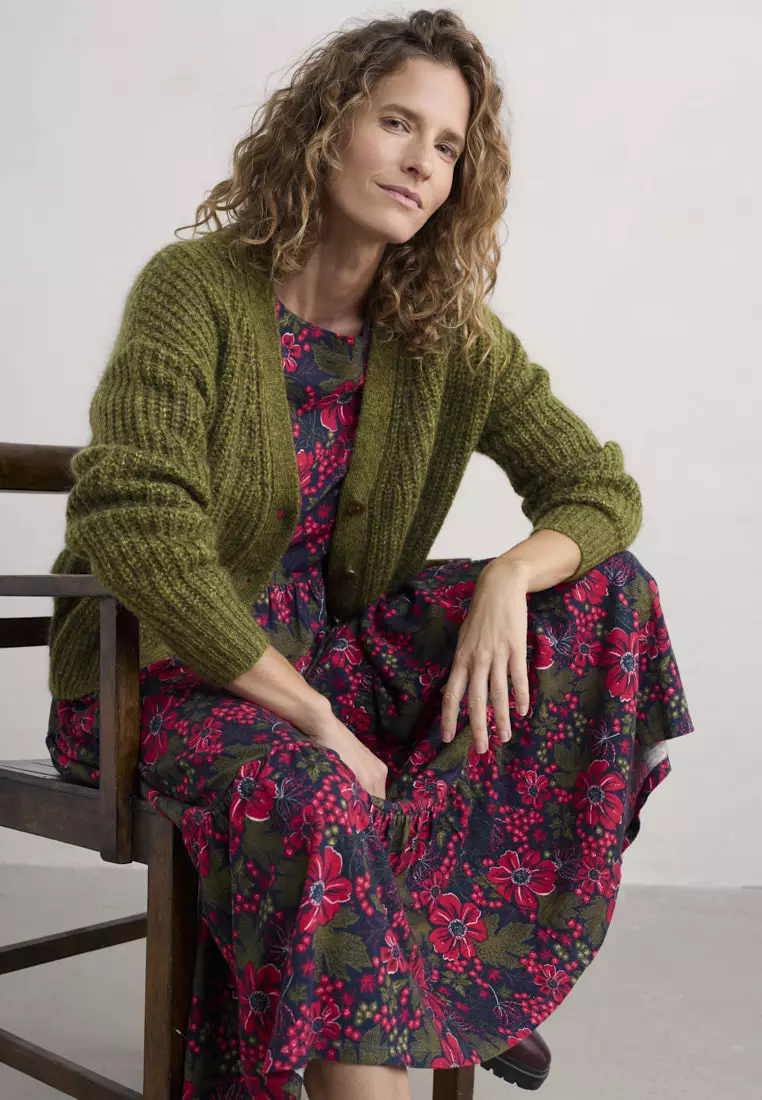 Seasalt Cornwall Petite Red Line Strokes Dress