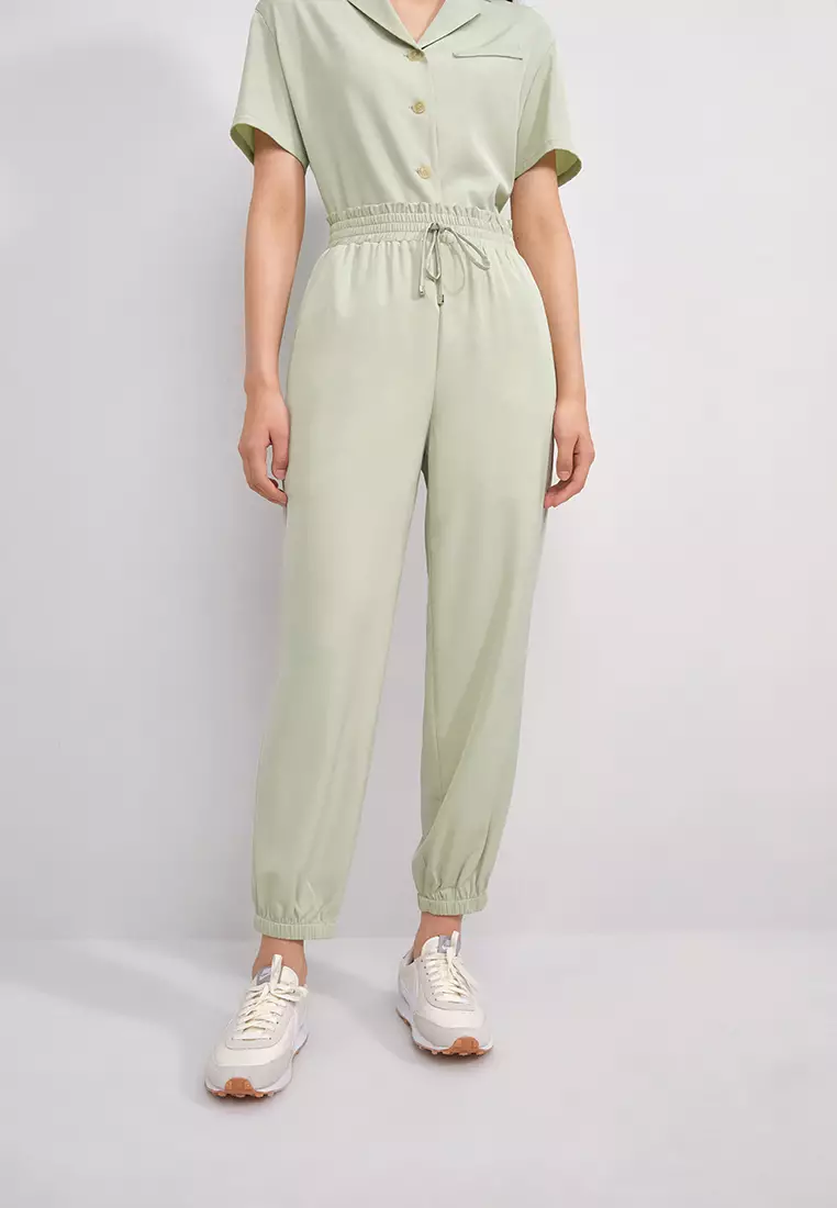 Elastic Waist Jogger Pants