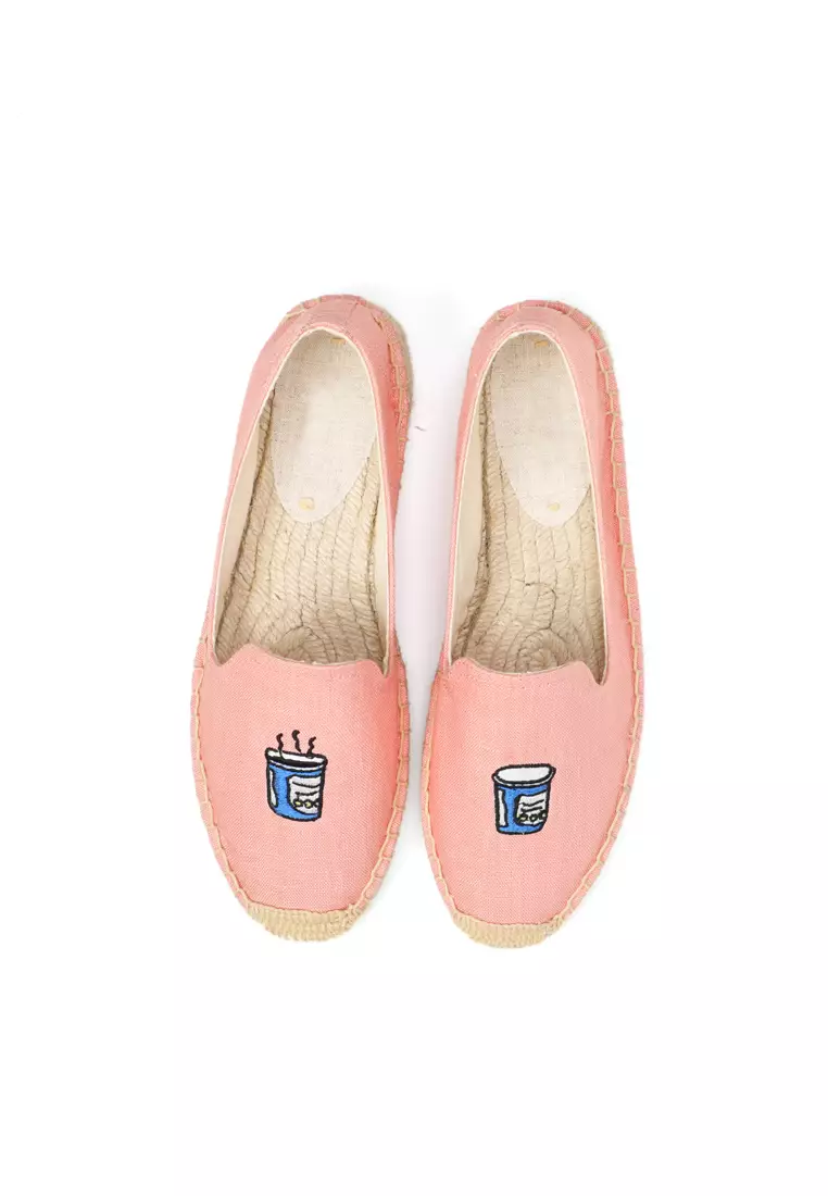 Embroidered Canvas Espadrilles HB45433