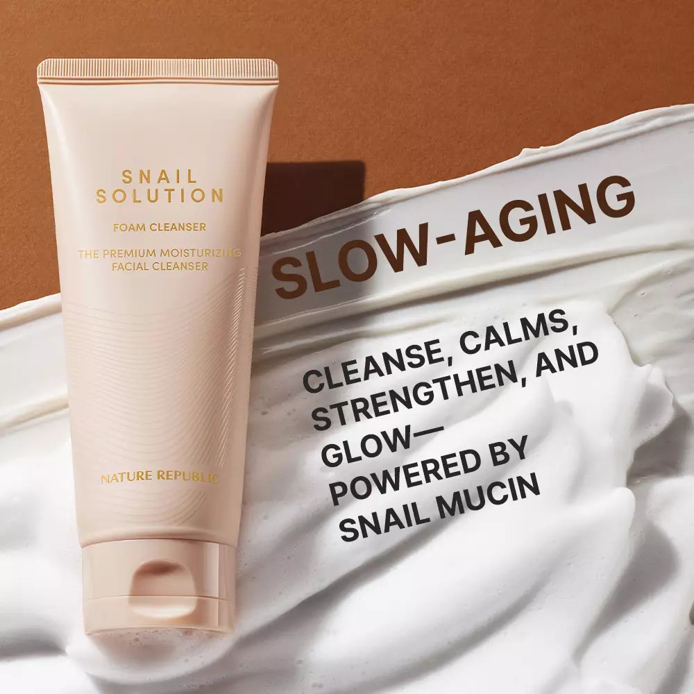 NATURE REPUBLIC Snail Solution Foam Cleanser