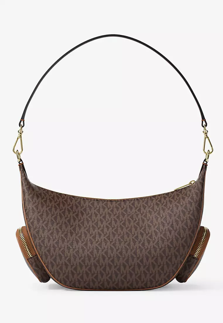 Merritt Medium Signature Logo Convertible Shoulder Bag