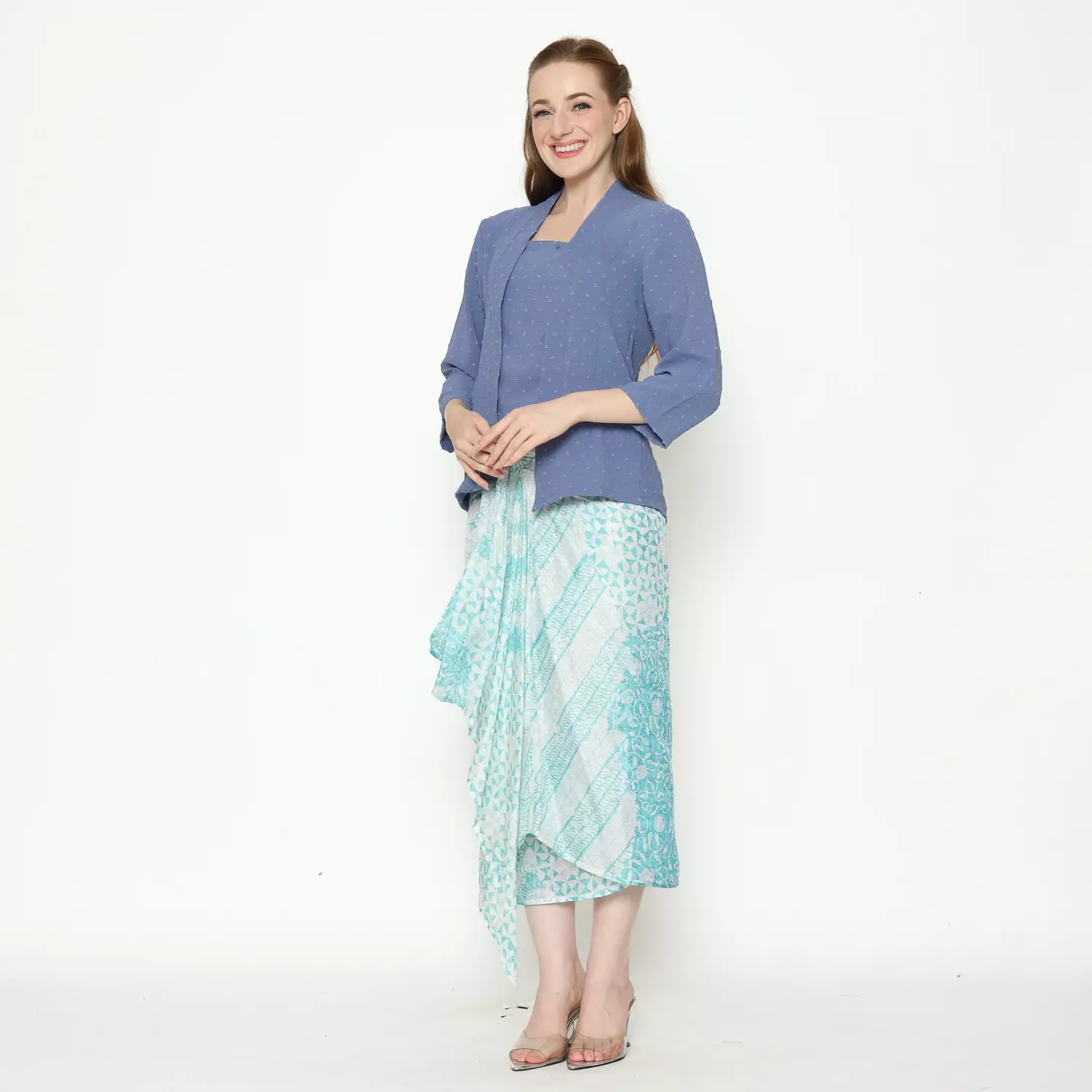 Blouse Batik Wanita - Atasan Batik - Bhatara Batik Yasmine 2 - Baju Batik Modern Lengan Panjang