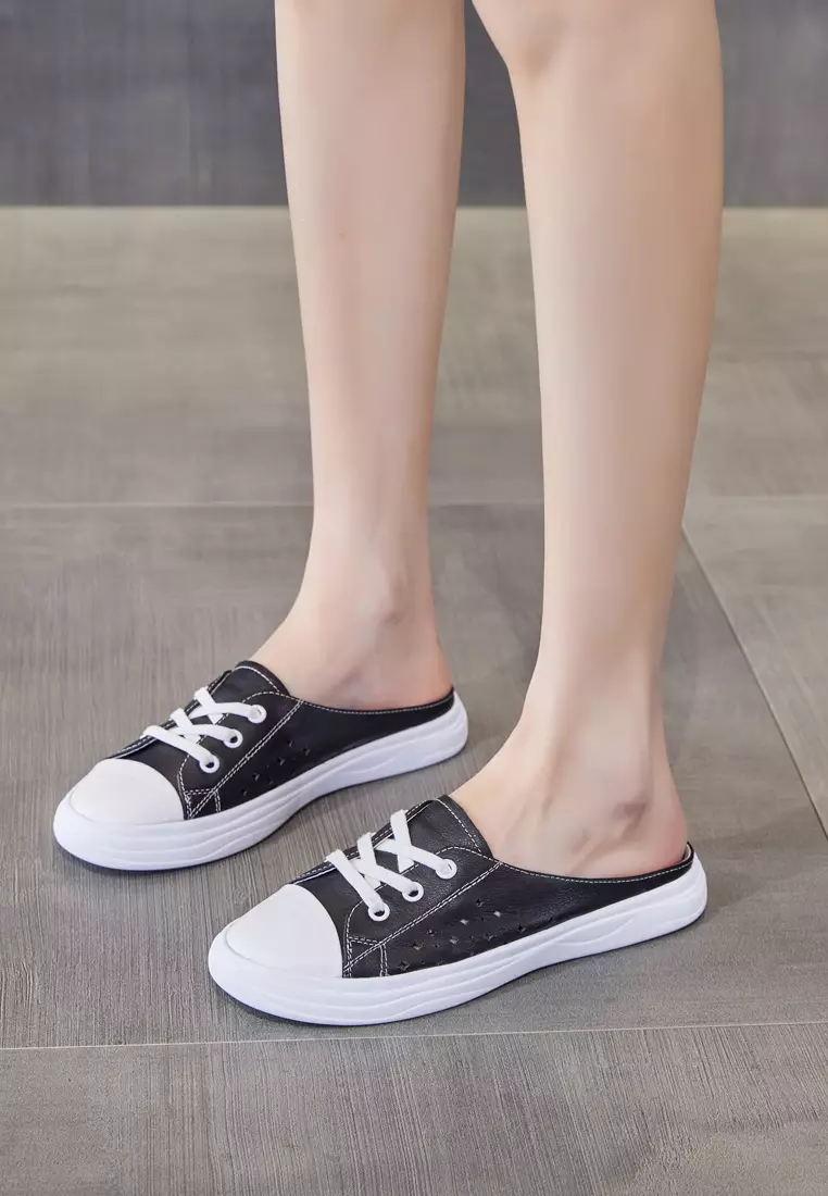 Cow Leather Breathable Slip-Ons RX2166