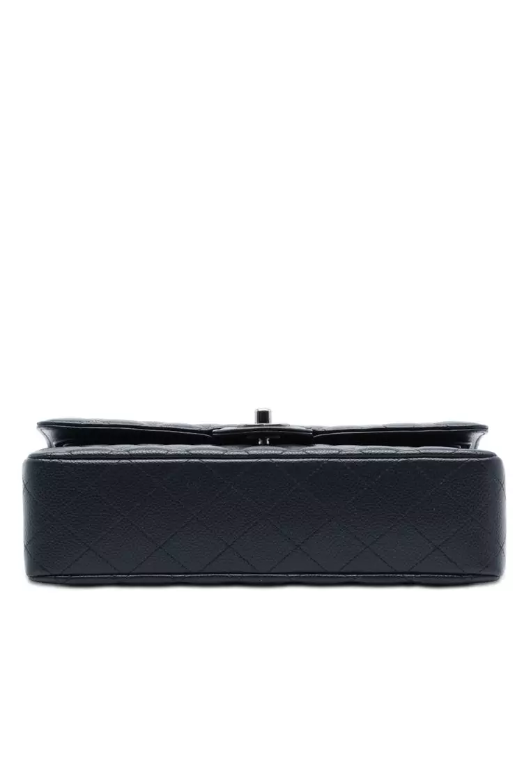 Pre-Loved Chanel Medium Classic Caviar Double Flap