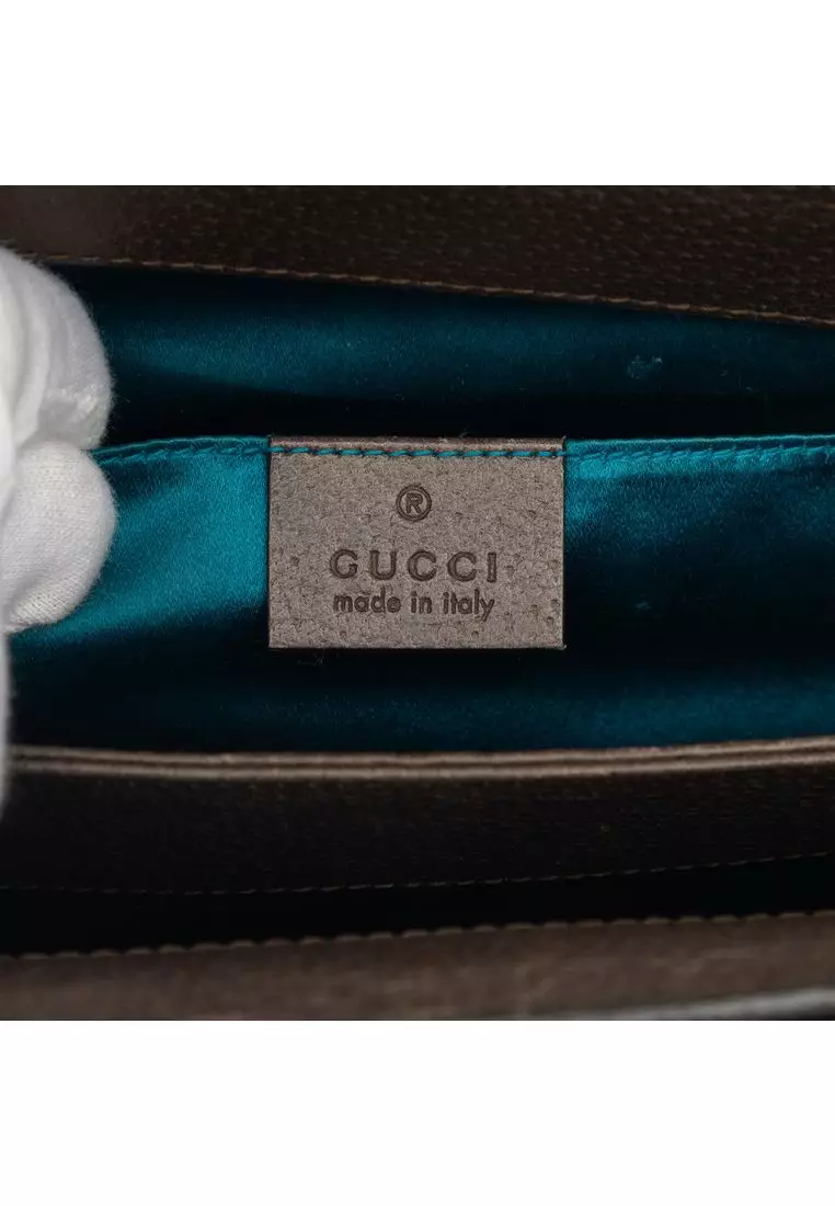 Pre-Loved Gucci Small Gg Supreme Web Ophidia Chain Crossbody