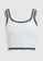 Urban Revivo white Contrast Trim Cable Knit Cami Top 171A9AA7CE4079GS_6