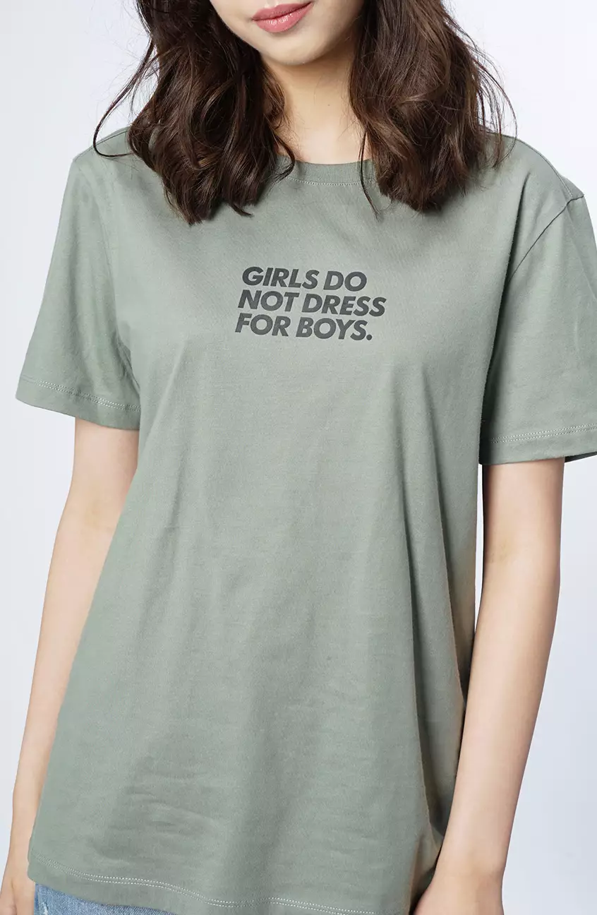 Kaos Wanita Behati Dusty Green