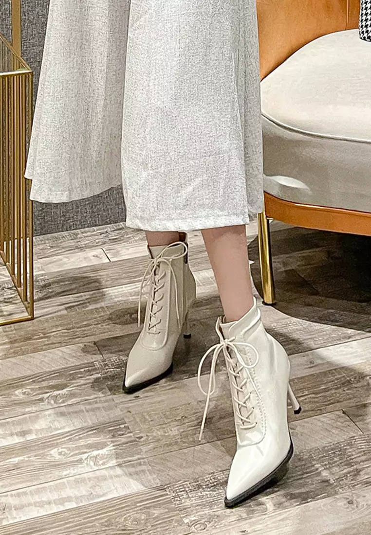 靴 beautiful shoes 網上選購Twenty Eight Shoes 8CM 綁帶踝靴XJ8288-2 2025 系列