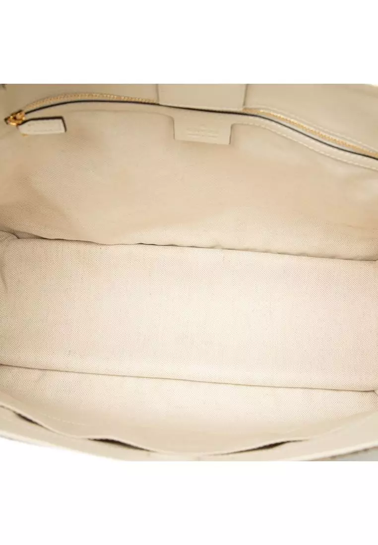 Pre-Loved Gucci Medium Gg Canvas Horsebit 1955 Tote