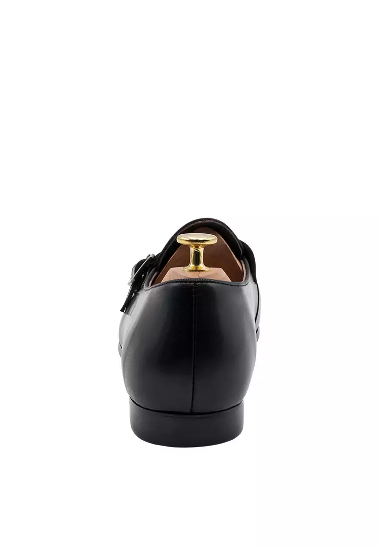 Tuerto Black Double Monk Loafer