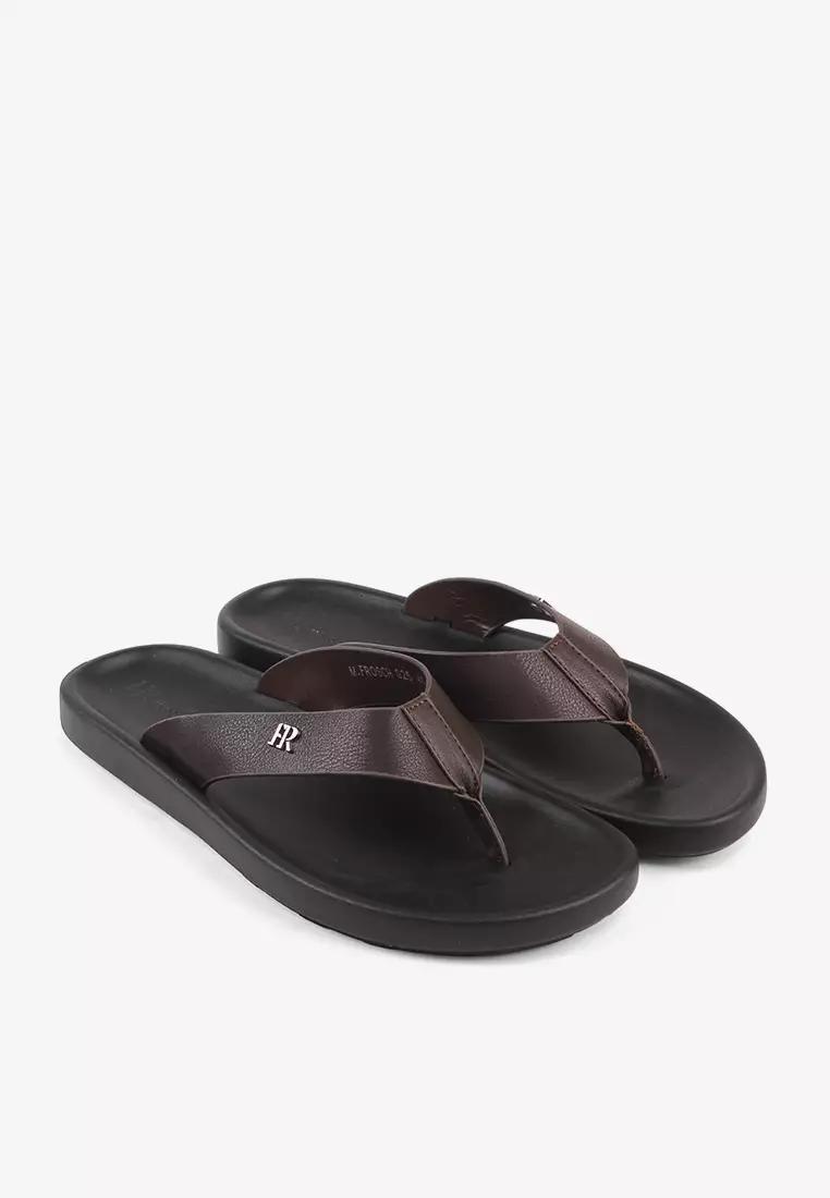 Sandal Jepit Pria Flip Flop Kulit Anti Slip M.Frosch