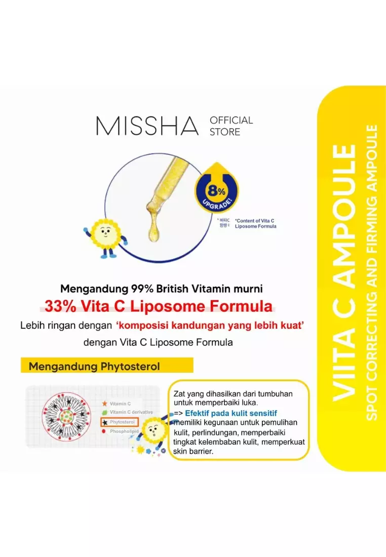 MISSHA Vita C Plus Spot Treatment & Firming Ampoule (30 ml)