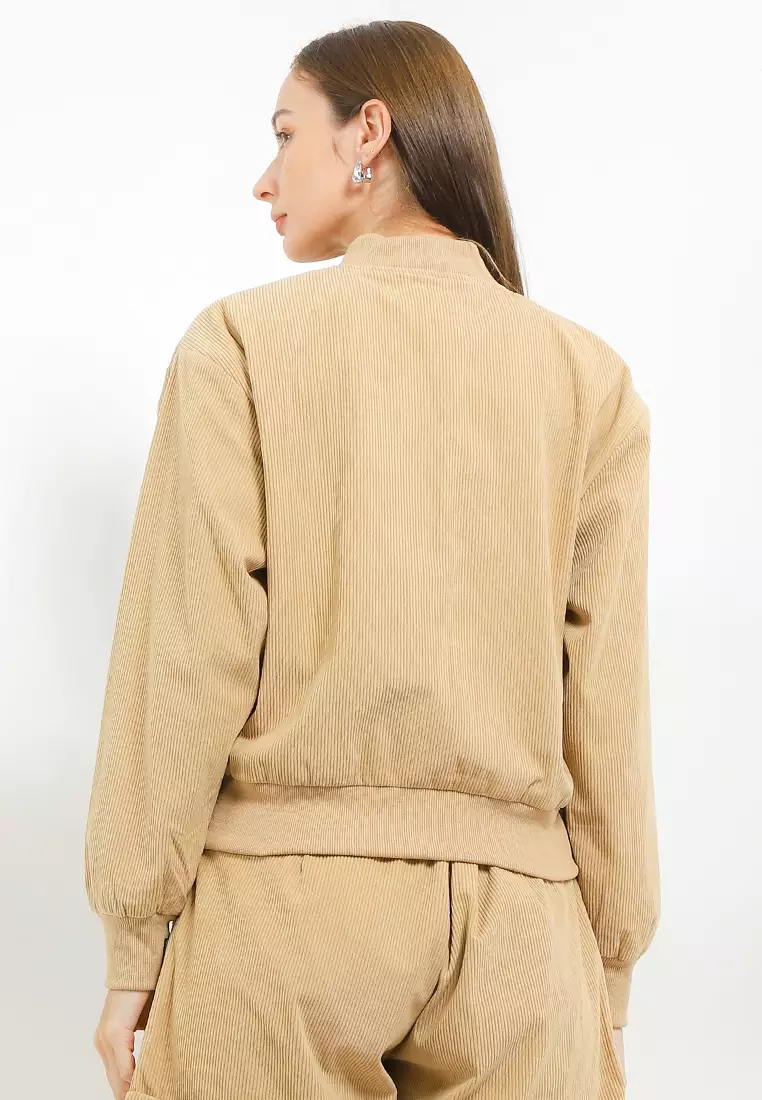 90S Furla Jc Overisze Bomber Jacket With Applique