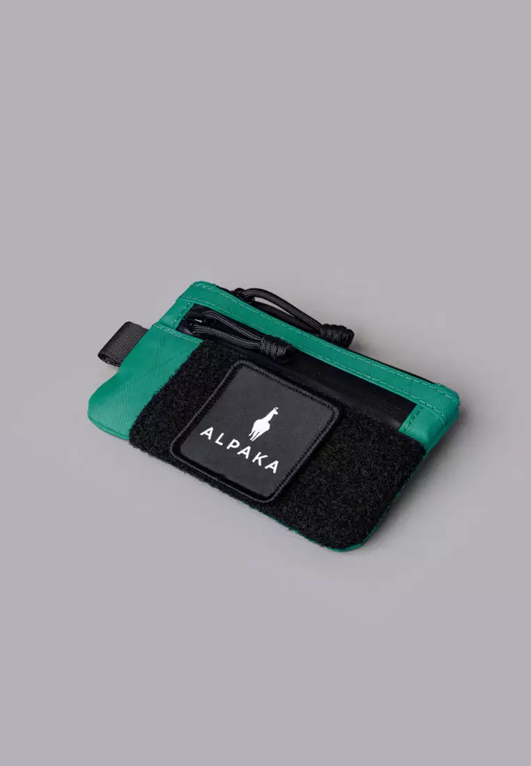 Alpaka Zip Pouch Pro Hook & Loop - Cadmium Green