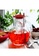 Bormioli Rocco red Bormioli Rocco 2500 ML Kufra Jug with Lid & Ice Tube / Glass Jug / Juice Containers / Glass Jugs & Drinkware / Jugs & Pitchers / Water Container / Jug with Lid & Ice Container - Red 4D32BHL0153FB7GS_3