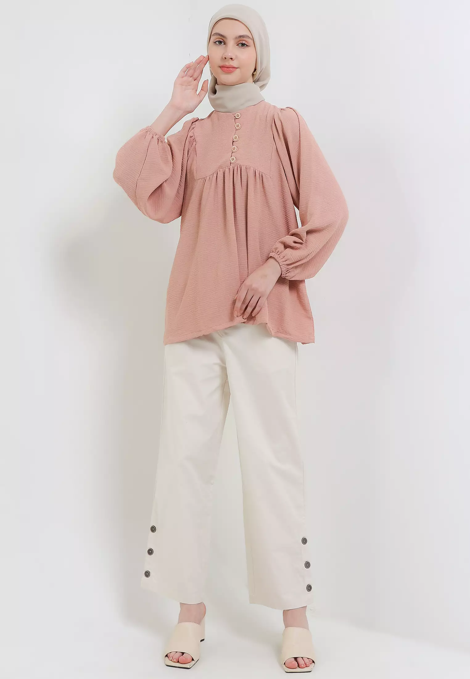 MFMW Opicya Atasan Blouse Mocca