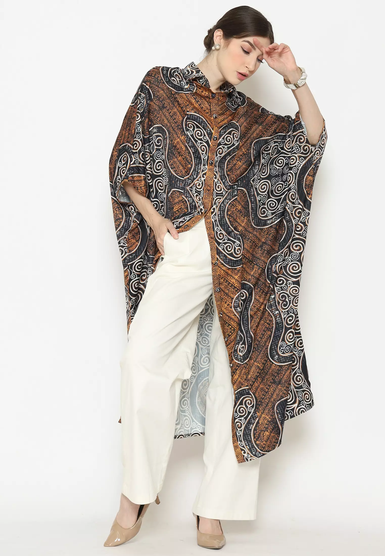 Kanzi Collared Kaftan