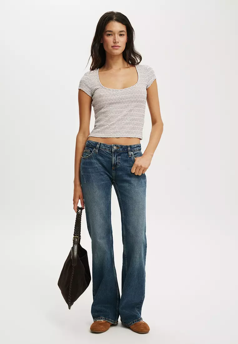 Hailey Textured Short Sleeve Top