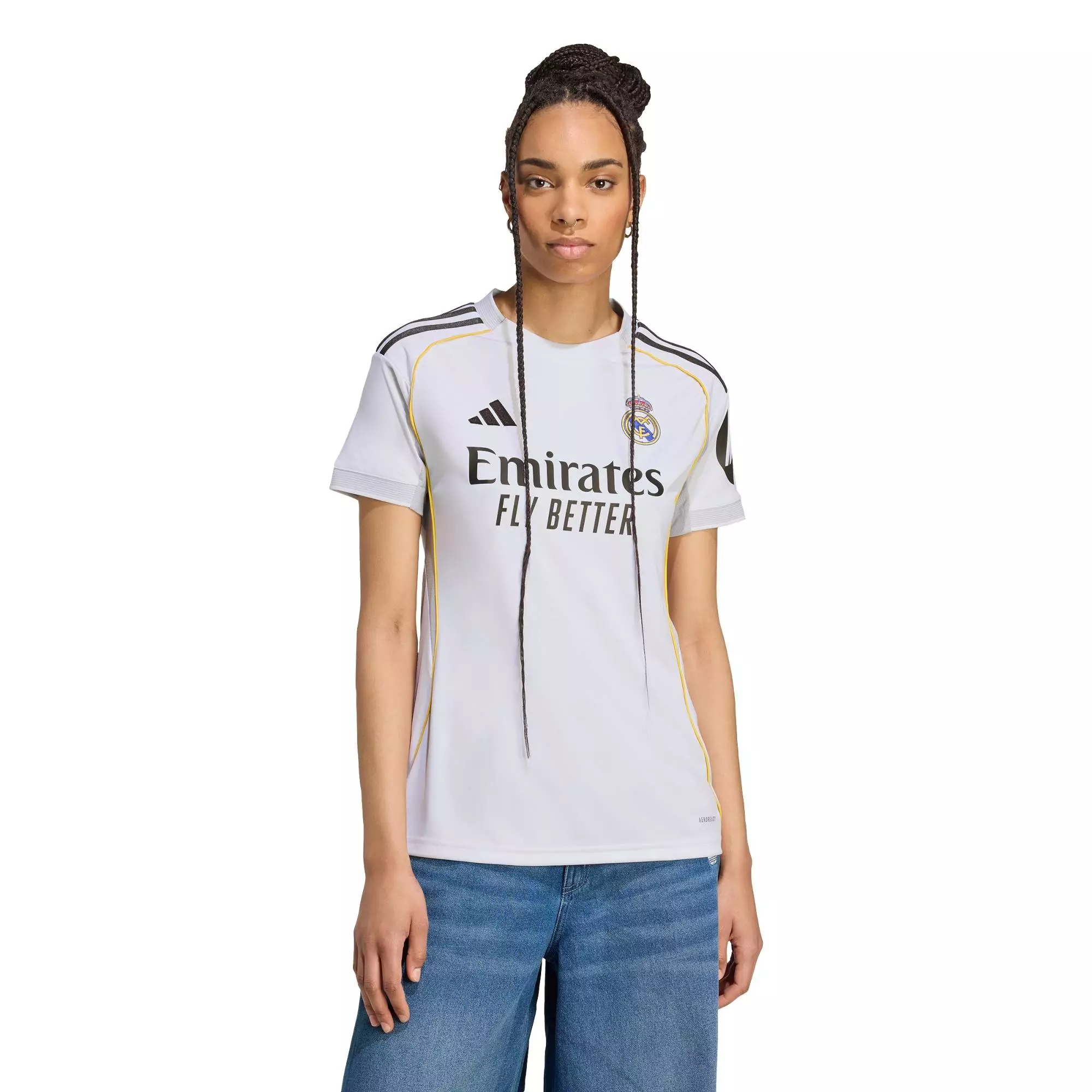 Football Real Madrid 25/26 Home Jersey Women White JN8869