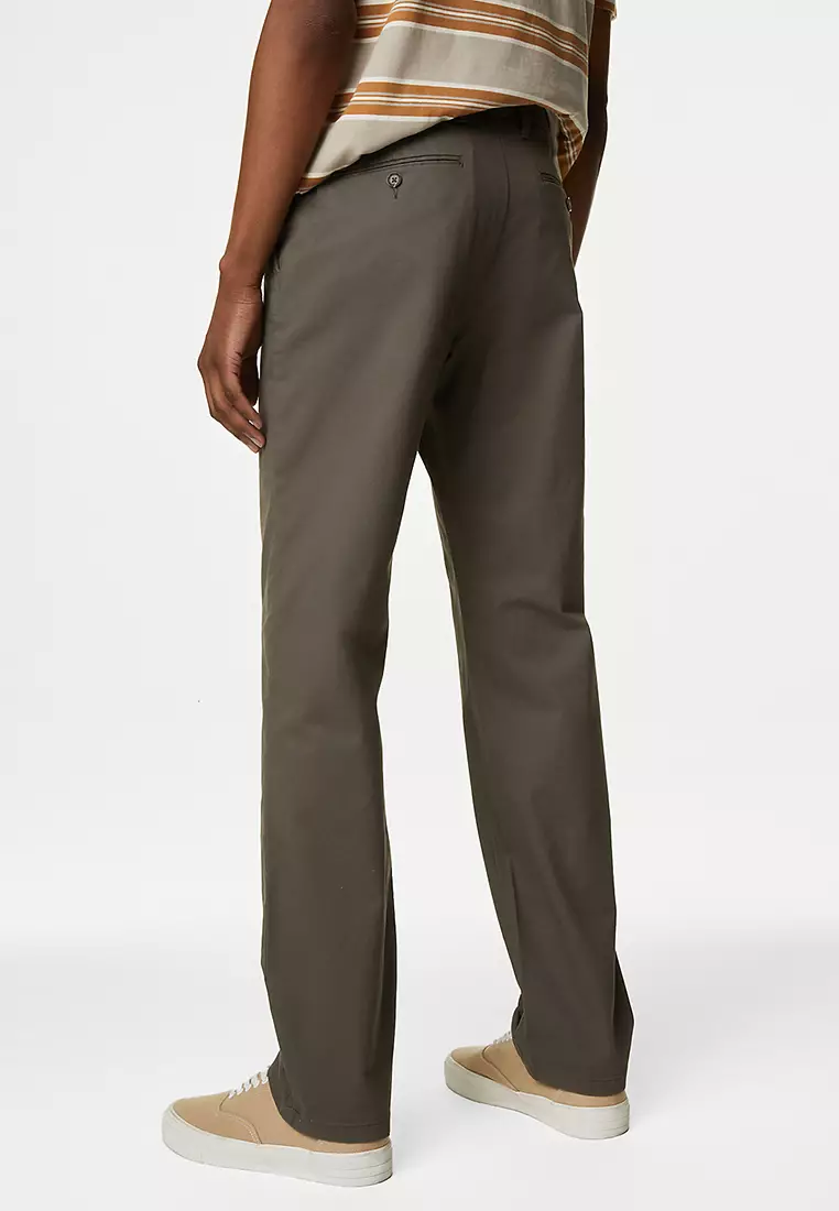 Regular Fit Stretch Chinos