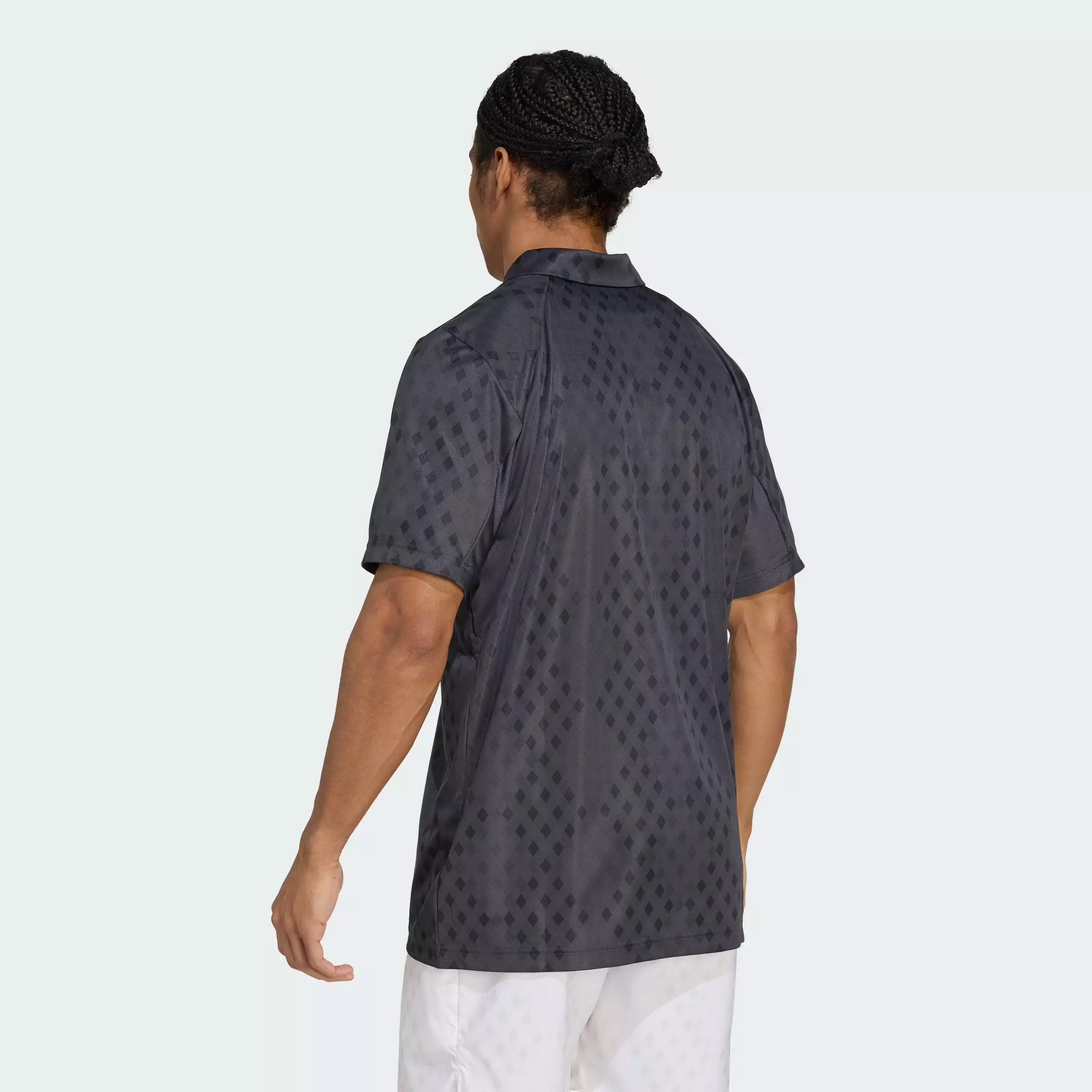 Tennis & Padel Tennis Club Tennis Climacool Graphic Polo Shirt Men Grey JM1205