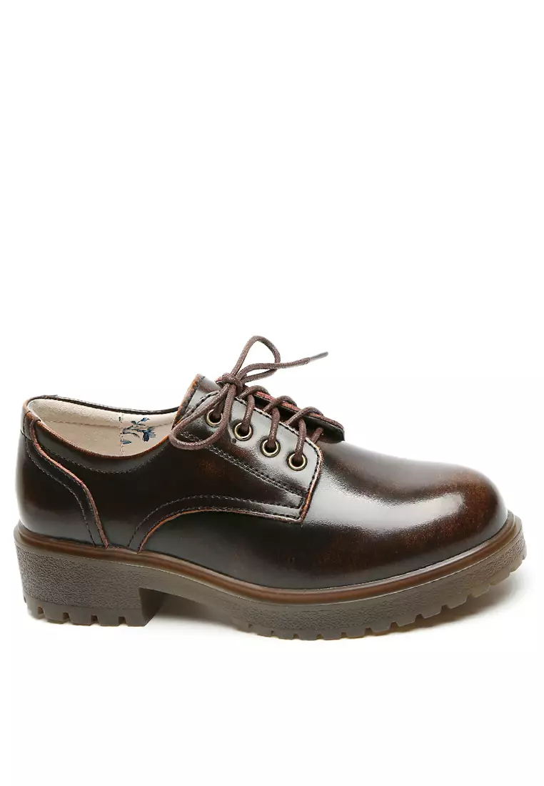 Discount on Twenty Eight Shoes  shoes - SKU: 4.5cm Leather Derby Shoes Mz57670-1