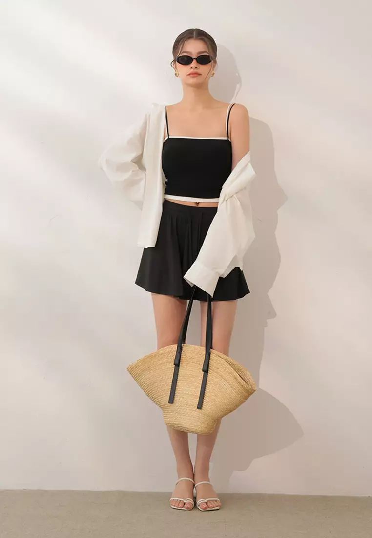 Bow Detail Padded Cami Top