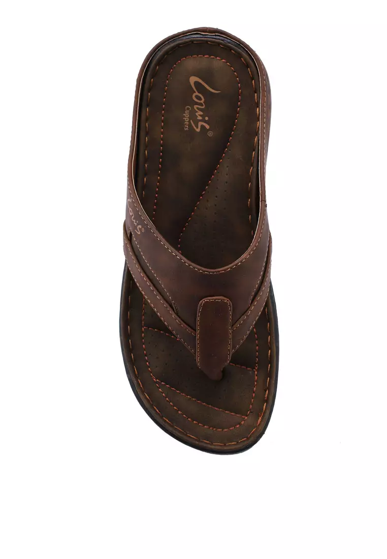 Paneled Flat Sandals