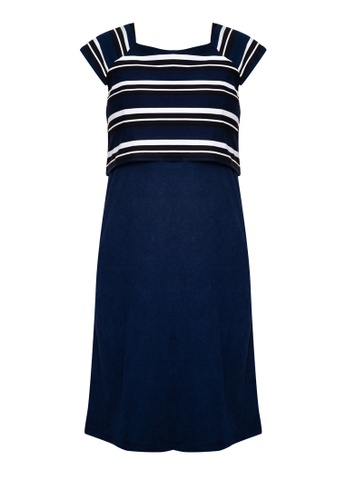 a line nursing dress