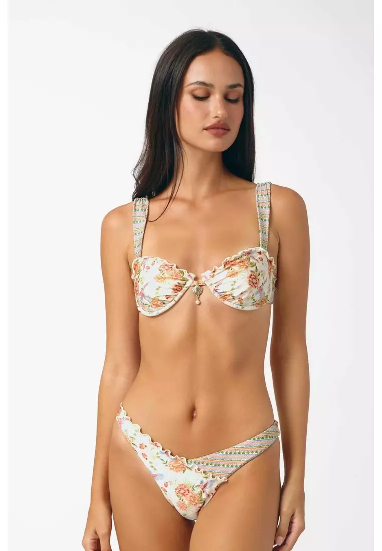 Harper Ruffled Underwire Top / Sanctuary