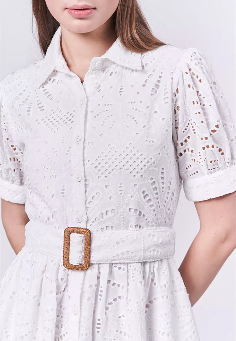 Summer Dresses 2025 Mangosteen Short Sleeve Dress