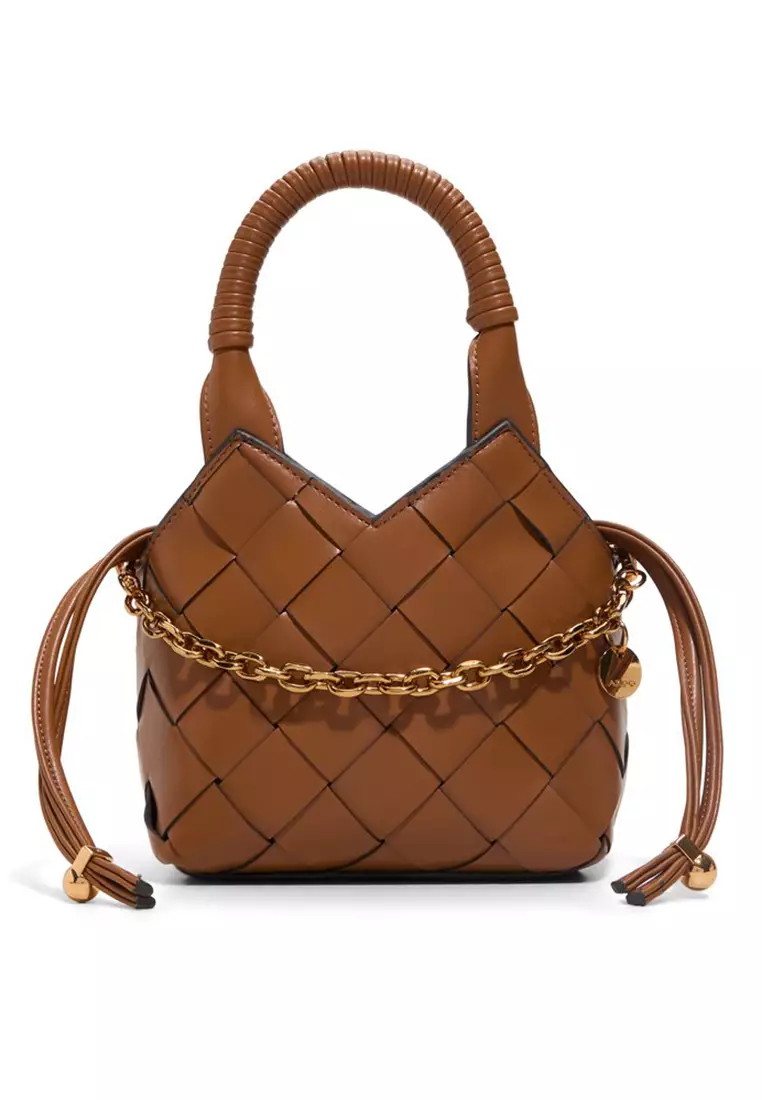 Royffe Small Drawstring Bucket Bag