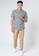 Private Stitch grey Private Stitch Men Casual Short Sleeve Regular Fit Cotton Floral Shirt CBC20AA454C758GS_3