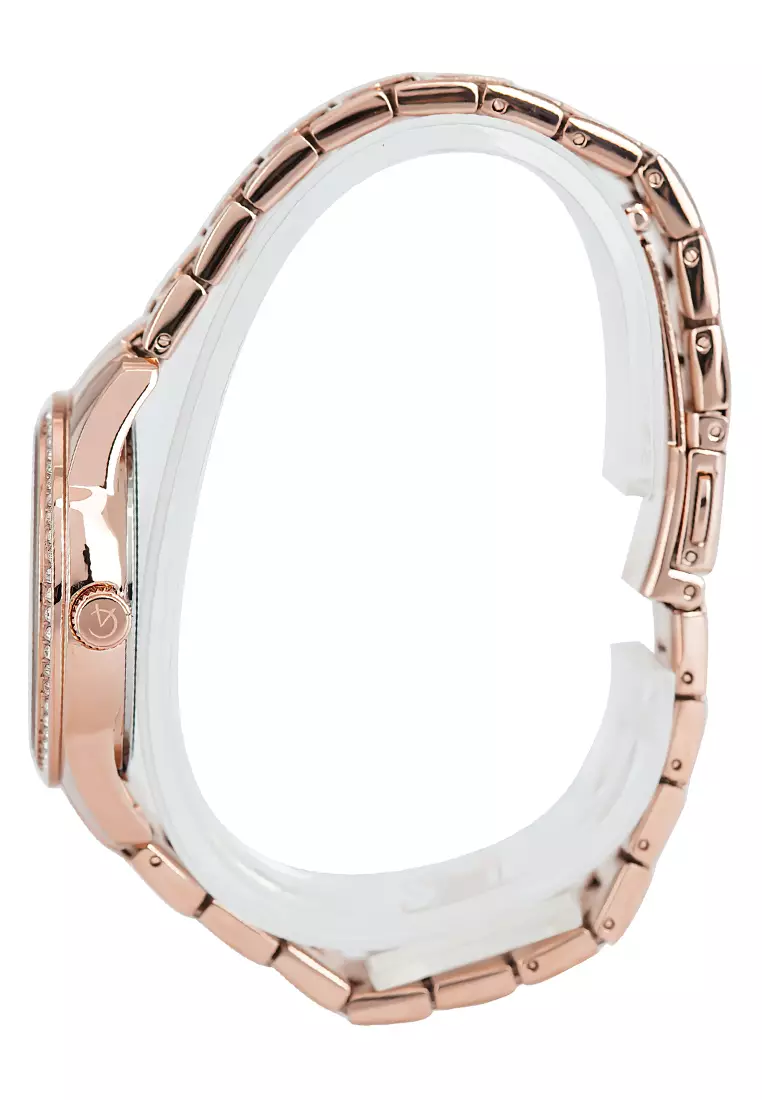 Alexandre Christie 2A89 BFBRGBO - Jam Tangan Chronograph Wanita - Rosegold Brown - Stainless Steel