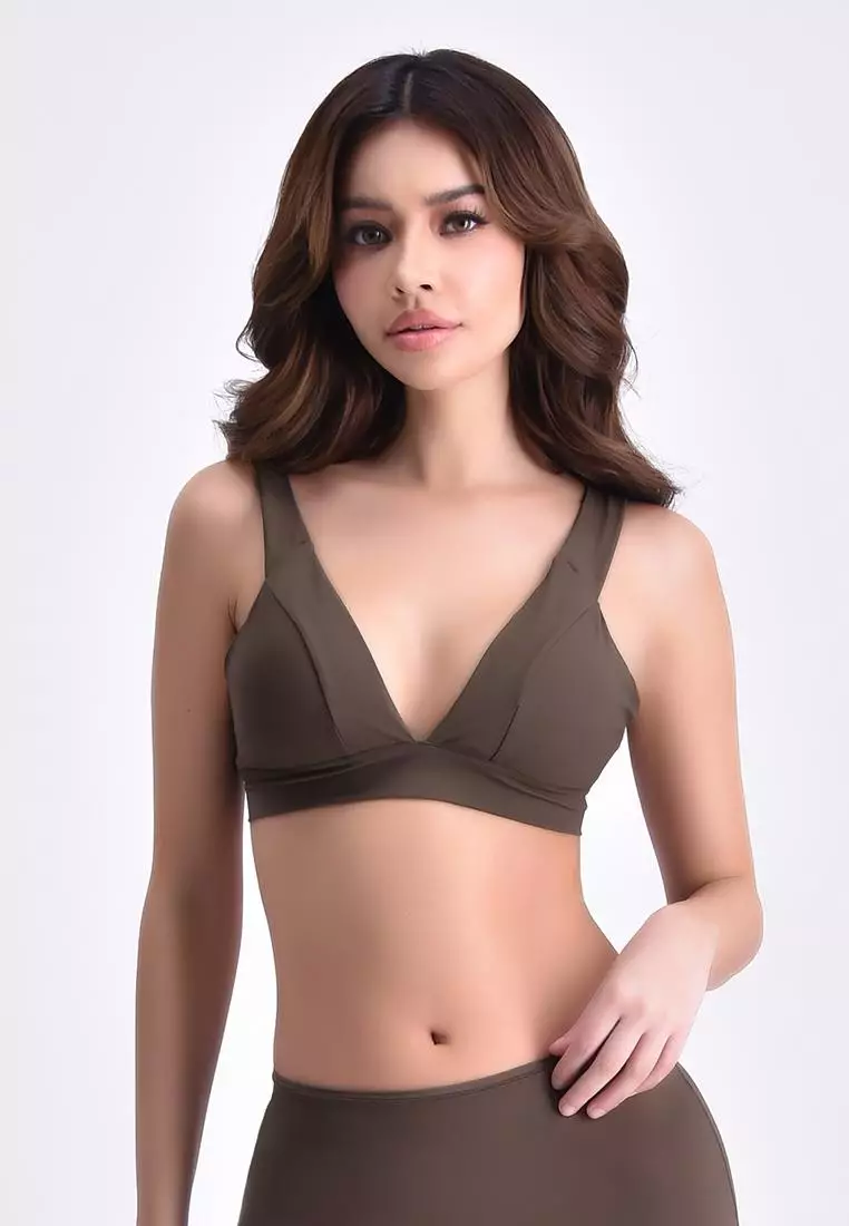 Buy BENCH Women's V-Neck Thick Strap Bralette 2026 Online | ZALORA ...