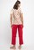 Puppy red and beige Pyjama Pijama Short Sleeve Long Pants Sleepwear 62D0DAA579B593GS_2