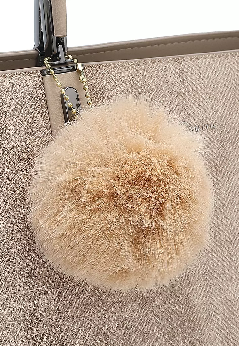 Women's Top Handle Bag / Sling Bag / Crossbody Bag / Shoulder Bag (Tas Tangan Wanita / Tas Selempang Wanita / Tas Bahu Wanita) - Cokelat