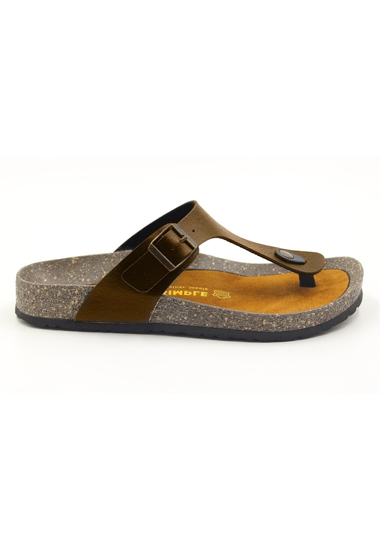Rome - Camel Leather Sandals & Flip Flops & Slipper