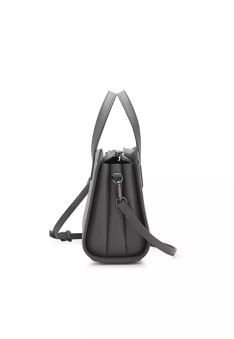 Women's Top Handle Bag / Sling Bag / Crossbody Bag / Shoulder Bag - Dark Grey