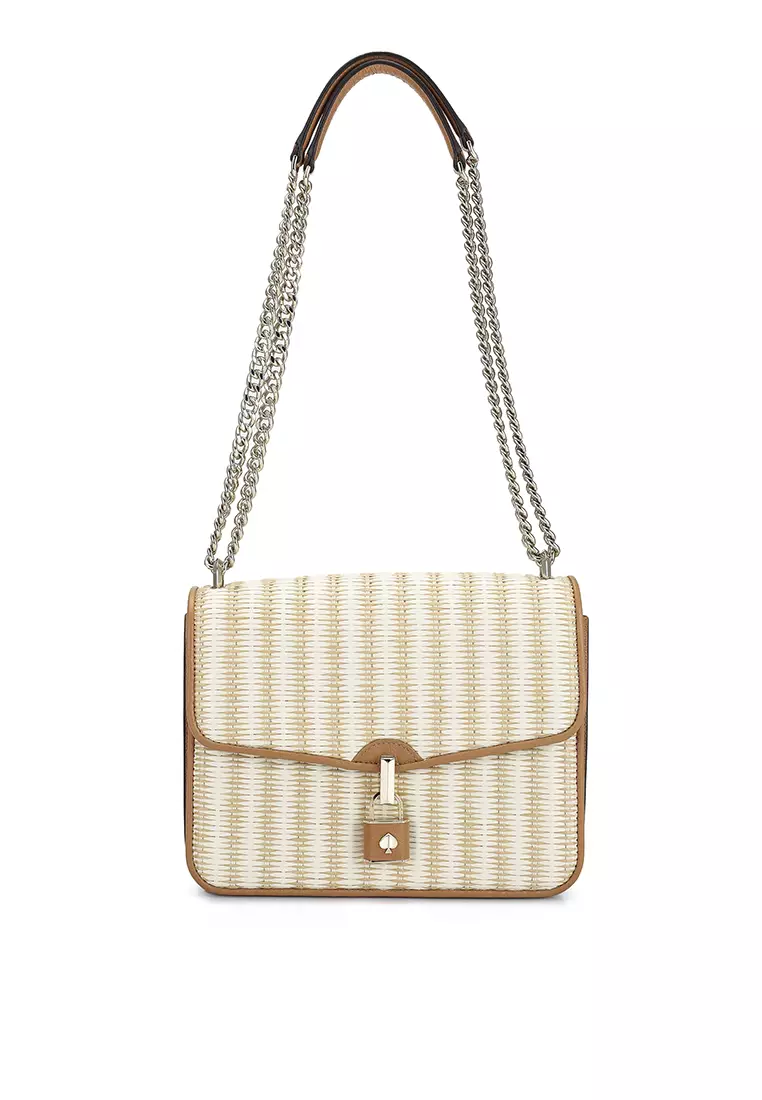 Buy Kate Spade Locket Straw Large Flap Shoulder Bag (hz) 2023 Online ZALORA Philippines