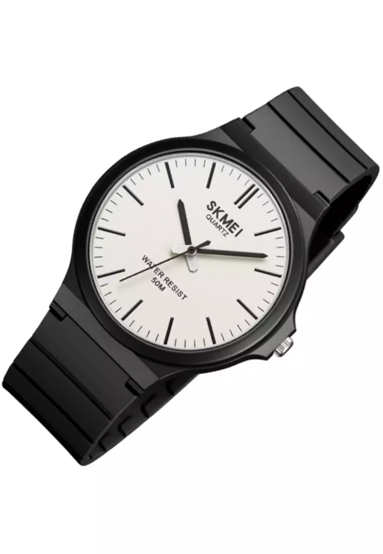 Jam Tangan Analog Pria Waterproof Strap Tali Material TPU DV44 ORIGINAL