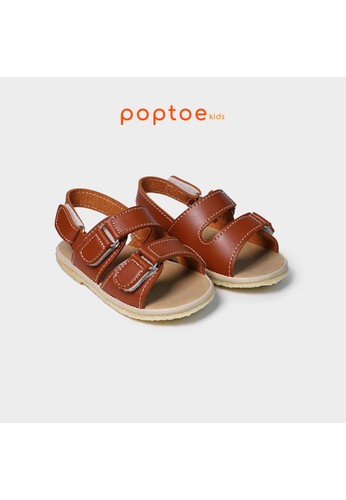 Poptoe Kids brown Poptoe Forte - Walnut - Sepatu Anak / Bayi 9B599KSEA950E8GS_1