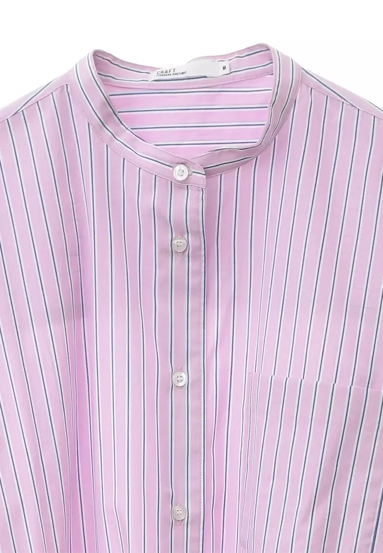 Craft Standard Boutique - Hayato Band Collar Shirt