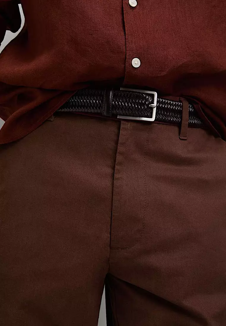 Regular Fit Stretch Chino Shorts