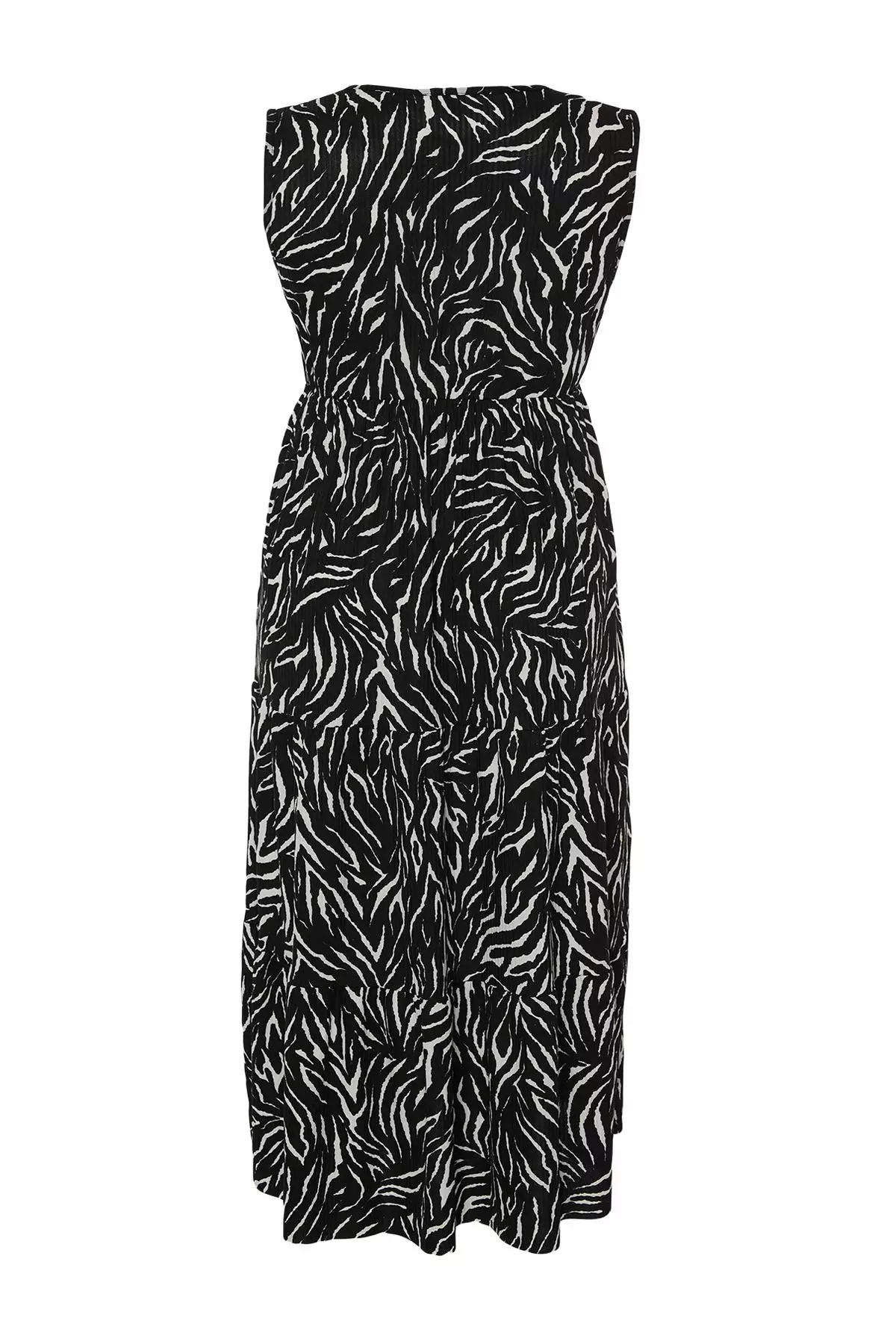 Plus Size V-Neck Knit Dress