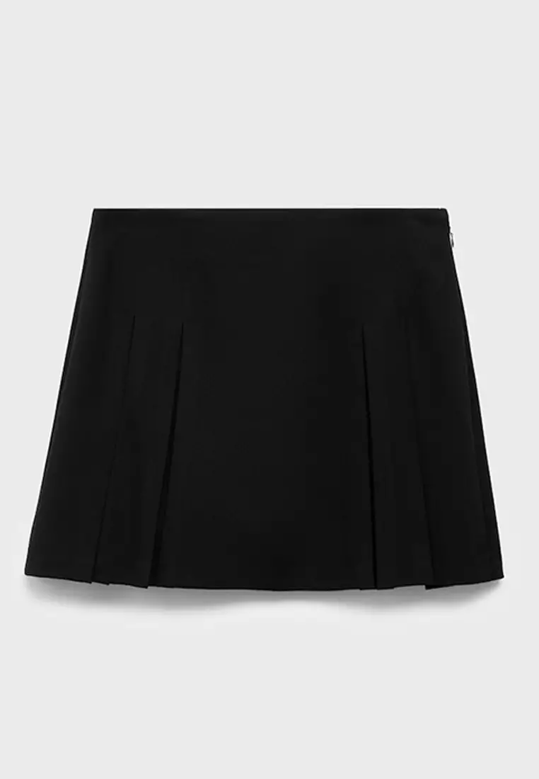 Pleated Mini-Skirt