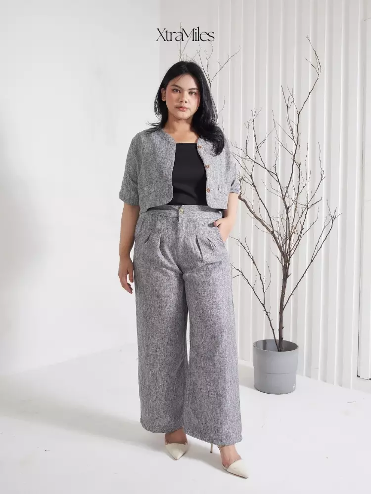 xtramiles Ladies pants cassie pants dark grey