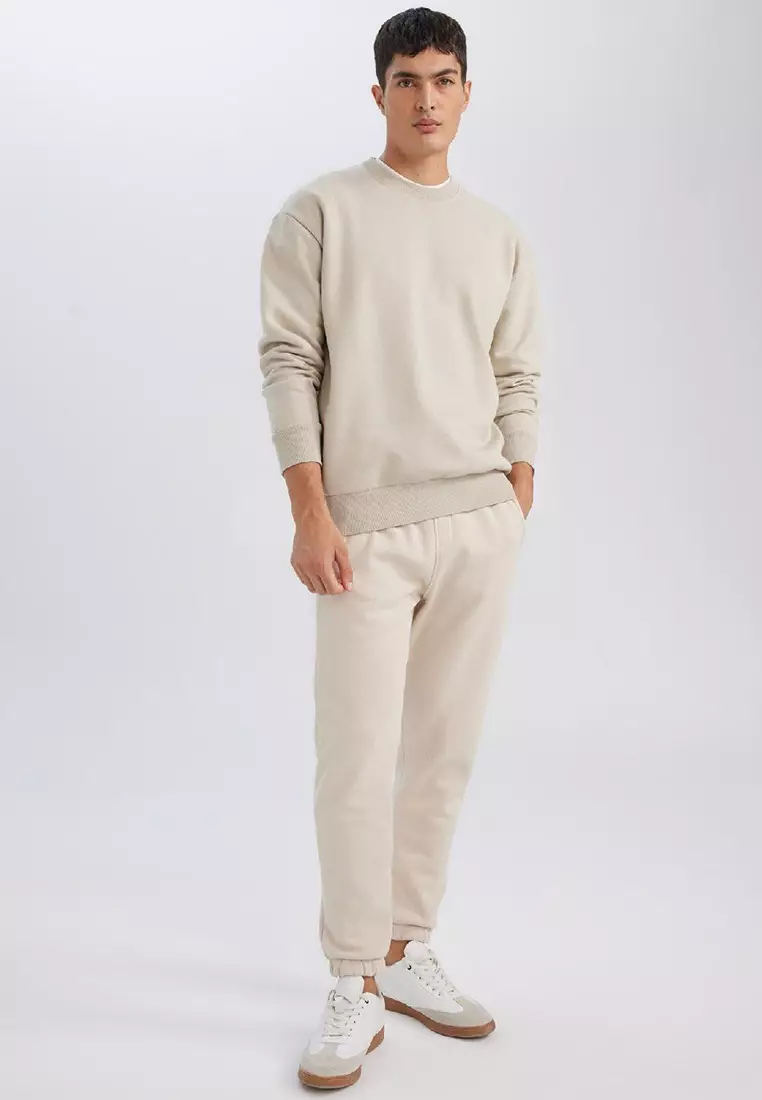 Beige Sweatpants
